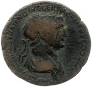 As - Trajan S P Q R OPTIMO PRINCIPI S C; Victory obverse image