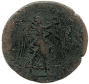 As - Trajan S P Q R OPTIMO PRINCIPI S C; Victory, Rome, 112-114 reverse image