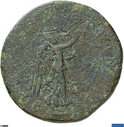 As - Trajan S P Q R OPTIMO PRINCIPI S C; Victory, Rome, 112-114 reverse image