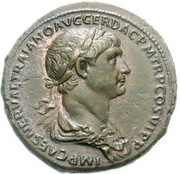 As - Trajan S P Q R OPTIMO PRINCIPI S C; Victory obverse image
