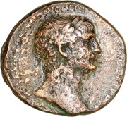 As - Trajan S P Q R OPTIMO PRINCIPI S C ALIM ITAL; Abundantia obverse image