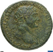 As - Trajan S P Q R OPTIMO PRINCIPI S C ARAB ADQ; Arabia obverse image