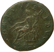 As - Trajan FORTVNAE REDVCI S C; Fortuna, Rome, 112-114 reverse image