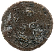 As - Trajan P M TR POT XX COS VI P P, Rome, 114-117 reverse image