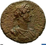 As - Hadrian DAC PARTHICO P M TR P COS P P SC obverse image