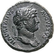 As - Hadrian COS III S C obverse image