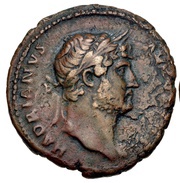 As - Hadrian COS III S C obverse image
