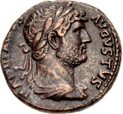 As - Hadrian COS III S C obverse image