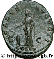As - Hadrian SALVS AVGVSTI COS III S C; Salus, Rome, 125-127 reverse image