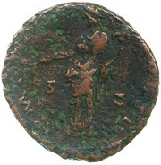 As - Antoninus Pius P M TR POT COS DES II S C; Aequitas, Rome, 138 reverse image