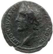 As - Antoninus Pius ANTONINVS AVG PIVS P P TR P COS III, Rome, 138-161 reverse image