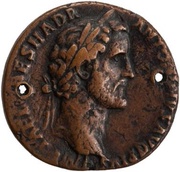 As - Antoninus Pius P M TR POT COS II S C; Fortuna obverse image