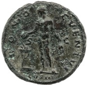 As - Antoninus Pius BONO EVENTVI COS II S C; Bonus Eventus, Rome, 139 reverse image