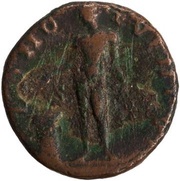 As - Antoninus Pius BONO EVENTVI S C; Bonus Eventus, Rome, 140-144 reverse image