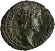 As - Antoninus Pius CONCORDIA EXERCITVVM S C; Concordia and Victory obverse image