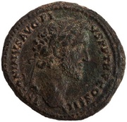 As - Antoninus Pius FELICITAS AVG S C; Felicitas obverse image