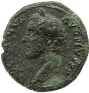 As - Antoninus Pius TR POT COS III S C; Janus obverse image