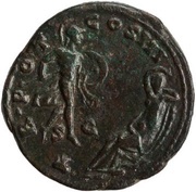 As - Antoninus Pius TR POT COS III S C; Mars, Rome, 140-144 reverse image