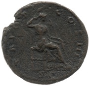 As - Antoninus Pius TR POT COS III S C; Roma, Rome, 140-144 reverse image