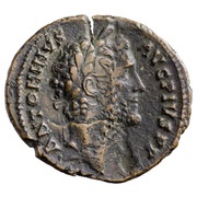 As - Antoninus Pius TR POT COS III S C; Spes obverse image