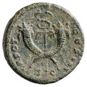 As - Antoninus Pius TR POT COS III S C, Rome, 140-144 reverse image