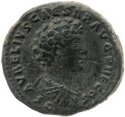 As - Antoninus Pius and Marcus Aurelius AVRELIVS CAESAR AVG PII F COS S C, Rome, 140-144 reverse image