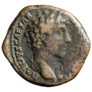 As - Marcus Aurelius HILARITAS S C; Hilaritas obverse image