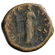As - Marcus Aurelius HILARITAS S C; Hilaritas, Rome, 140-144 reverse image