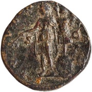 As - Marcus Aurelius IVVENTAS S C; Juventas, Rome, 140-144 reverse image