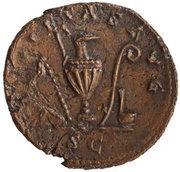 As - Marcus Aurelius PIETAS AVG S C, Rome, 140-144 reverse image