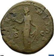 As - Faustina the Elder AETERNITAS S C; Aeternitas, Rome, 141 reverse image