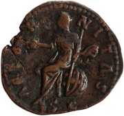 As - Faustina the Elder AETERNITAS S C; Aeternitas, Rome, 141 reverse image