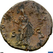 As - Faustina the Elder AVGVSTA S C; Ceres, Rome, 141 reverse image
