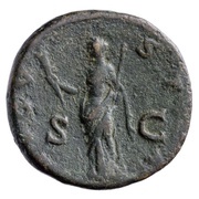 As - Faustina the Elder AVGVSTA S C; Ceres, Rome, 141 reverse image