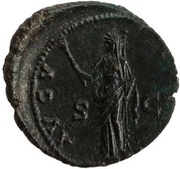 As - Faustina the Elder AVGVSTA S C; Ceres, Rome, 141 reverse image