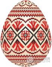500 Francs Pysanky egg, Cameroon, 2023 reverse image