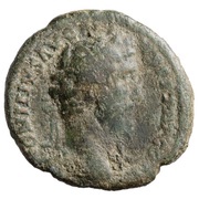 As - Antoninus Pius IMPERATOR II S C; Salus obverse image