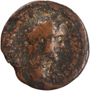 As - Antoninus Pius IMPERATOR II S C; Romulus and Remus obverse image
