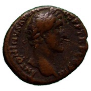 As - Antoninus Pius IMPERATOR II S C IOVI LATIO S C; Jupiter obverse image