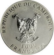 1000 Francs Papillons d'amour obverse image