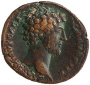 As - Marcus Aurelius COS II S C obverse image
