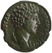 As - Marcus Aurelius IVVENTVS S C obverse image