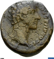 As - Marcus Aurelius and Faustina the Younger VOTA PVBLICA S C obverse image