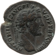 As - Antoninus Pius LIBERALITAS IIII S C obverse image