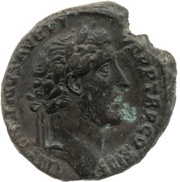 As - Antoninus Pius LIBERALITAS IIII S C obverse image