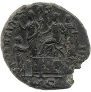 As - Antoninus Pius LIBERALITAS IIII S C, Rome, 145-161 reverse image
