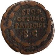 As - Antoninus Pius S P Q R OPTIMO PRINCIPI S C, Rome, 145-161 reverse image