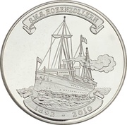 1000 Francs S.M.S. Hohenzollern, Cameroon, 2010 reverse image