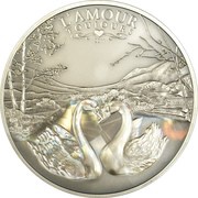 1000 Francs Swans, Cameroon, 2011 reverse image