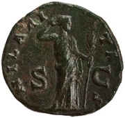 As - Faustina the Younger HILARITAS S C; Hilaritas, Rome, 145-161 reverse image